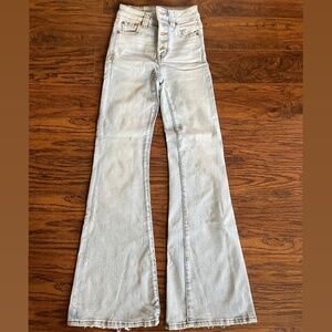 American Eagle Outfitters Super High Rise Flare Jeans